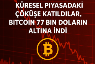 Bitcoin 77 Bin Doların Altını Gördü: Kripto Piyasasında Sert Düşüş!
