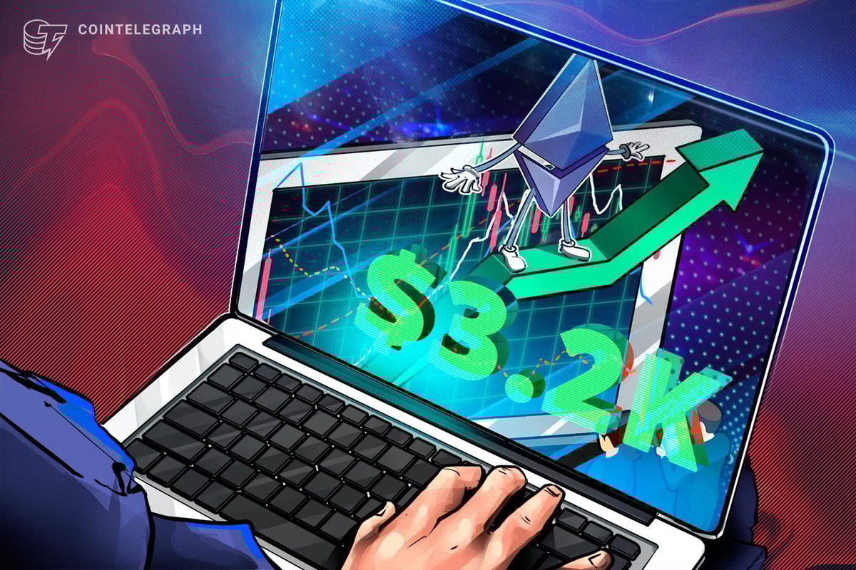 Ethereum balinası 90 milyon dolarlık uzun bahisler açarken, ETH fiyat tablosu 3,2 bin doları hedefliyor