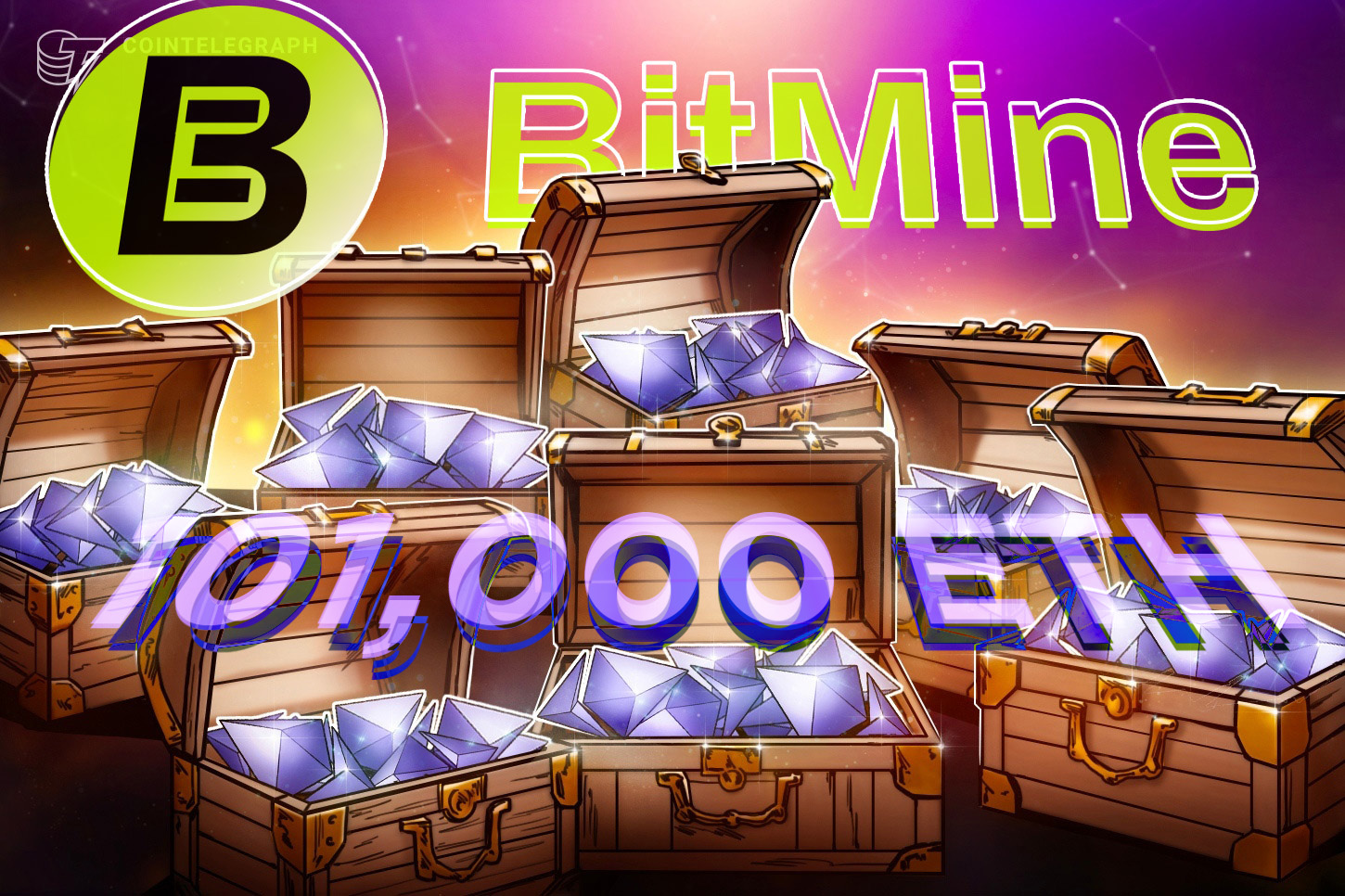 BitMine, gerçekleşmemiş 6,5 ​​milyar dolarlık zararına rağmen 101.000 ETH aldı