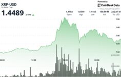 XRP %2,5 artışla Bitcoin ve Ethereum’u geride bırakarak 1,45 doların üzerine çıktı