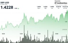 Yatırımcılar %66 ralliye yol açan 2025 kırılma modelini izlerken XRP 1,42 doların üzerinde