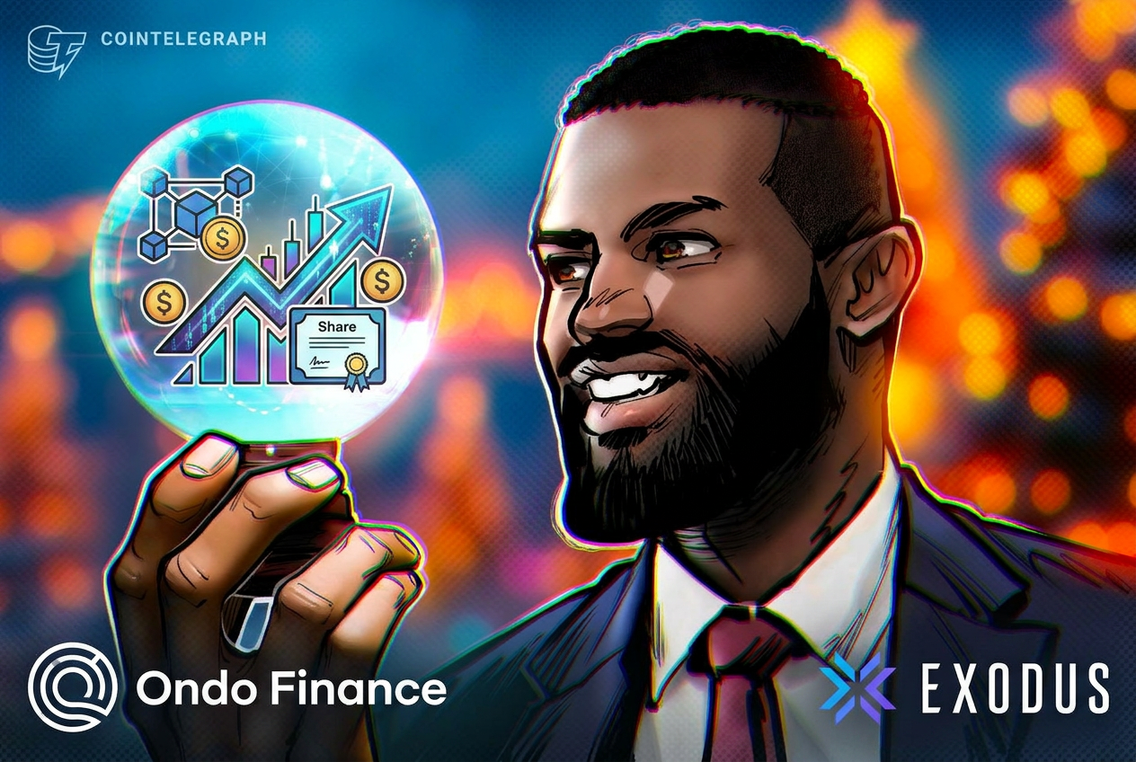 Exodus, Ondo ile tokenize borsayı başlattı ve 200’den fazla zincir içi hisse senedi ekledi