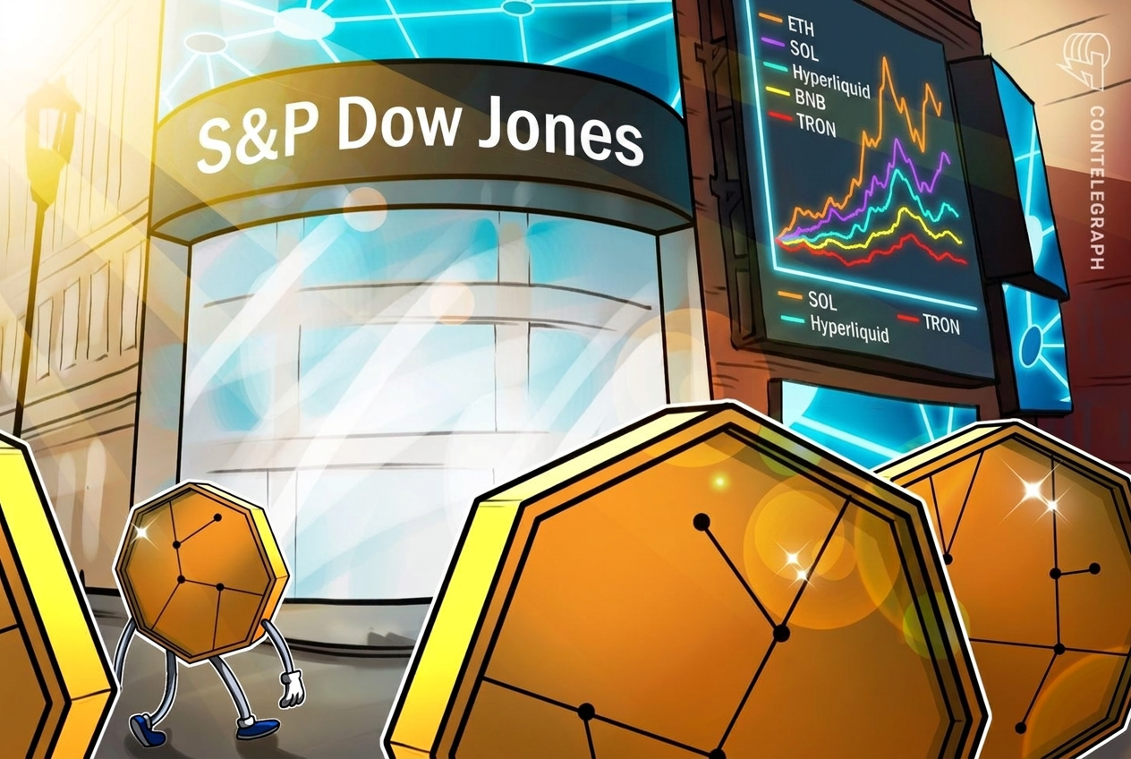 S&P, dijital varlıklar için blockchain temelleri endeksini başlattı
