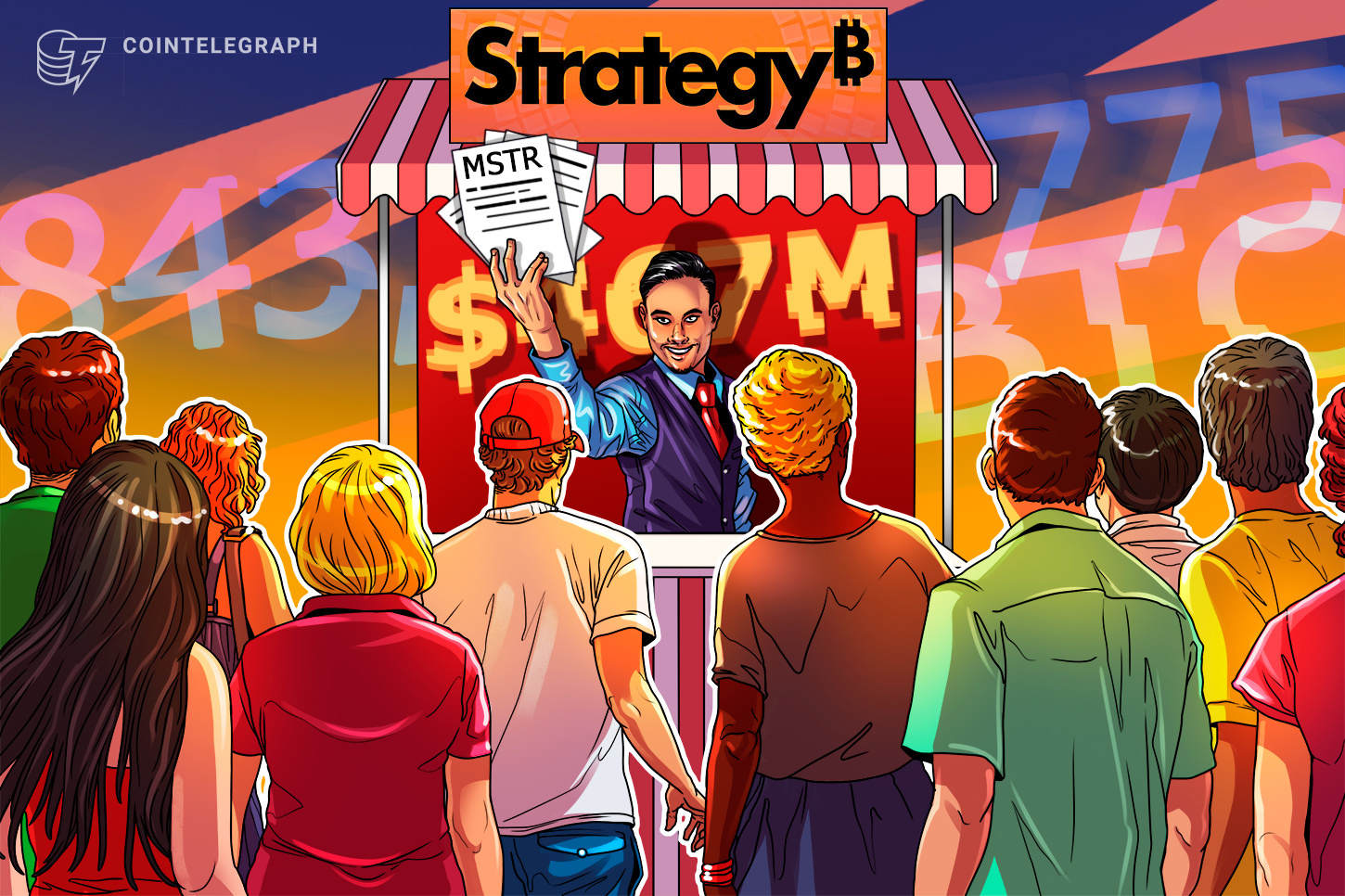 Strateji, MSTR hisselerinde 467 milyon dolar satarak 843.775 BTC yığınını el değmeden bıraktı