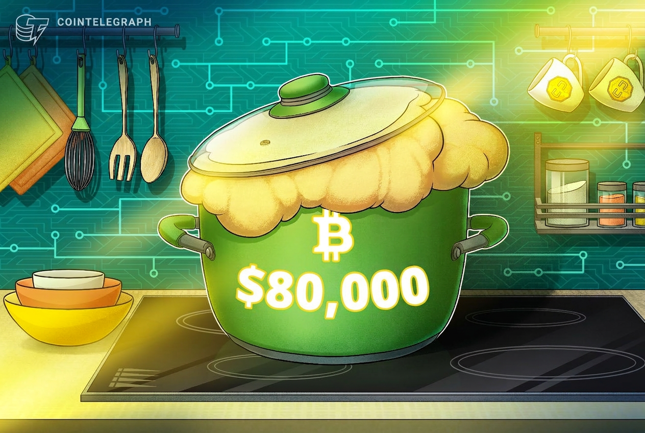Bitcoin price hits $80K as 24-hour crypto short liquidations pass $220M