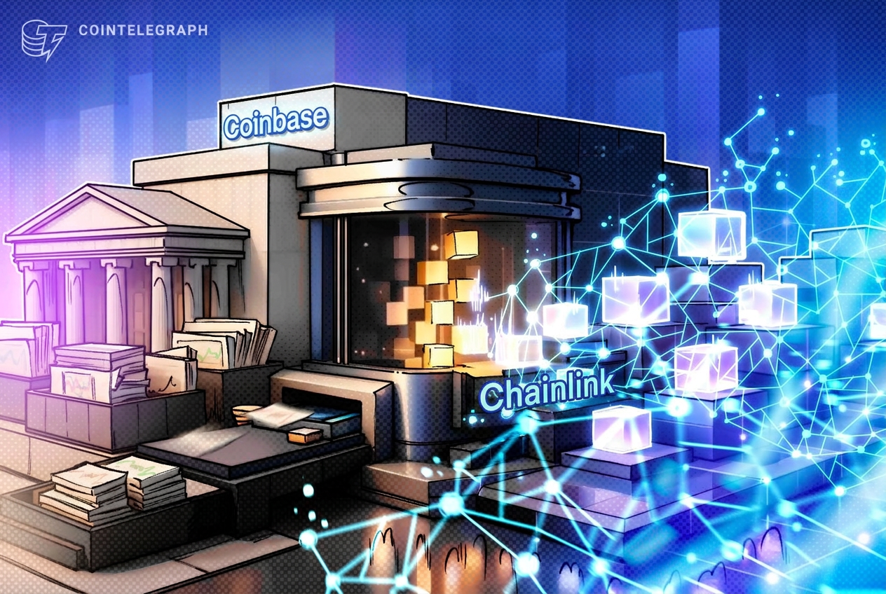 Coinbase tokenized stocks go live on Base with Chainlink price feeds