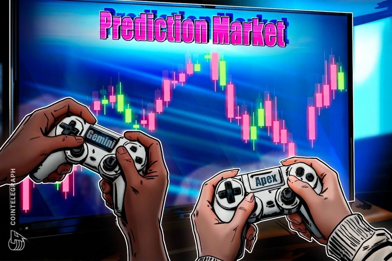 Gemini plans to distribute crypto prediction markets through Apex brokerages