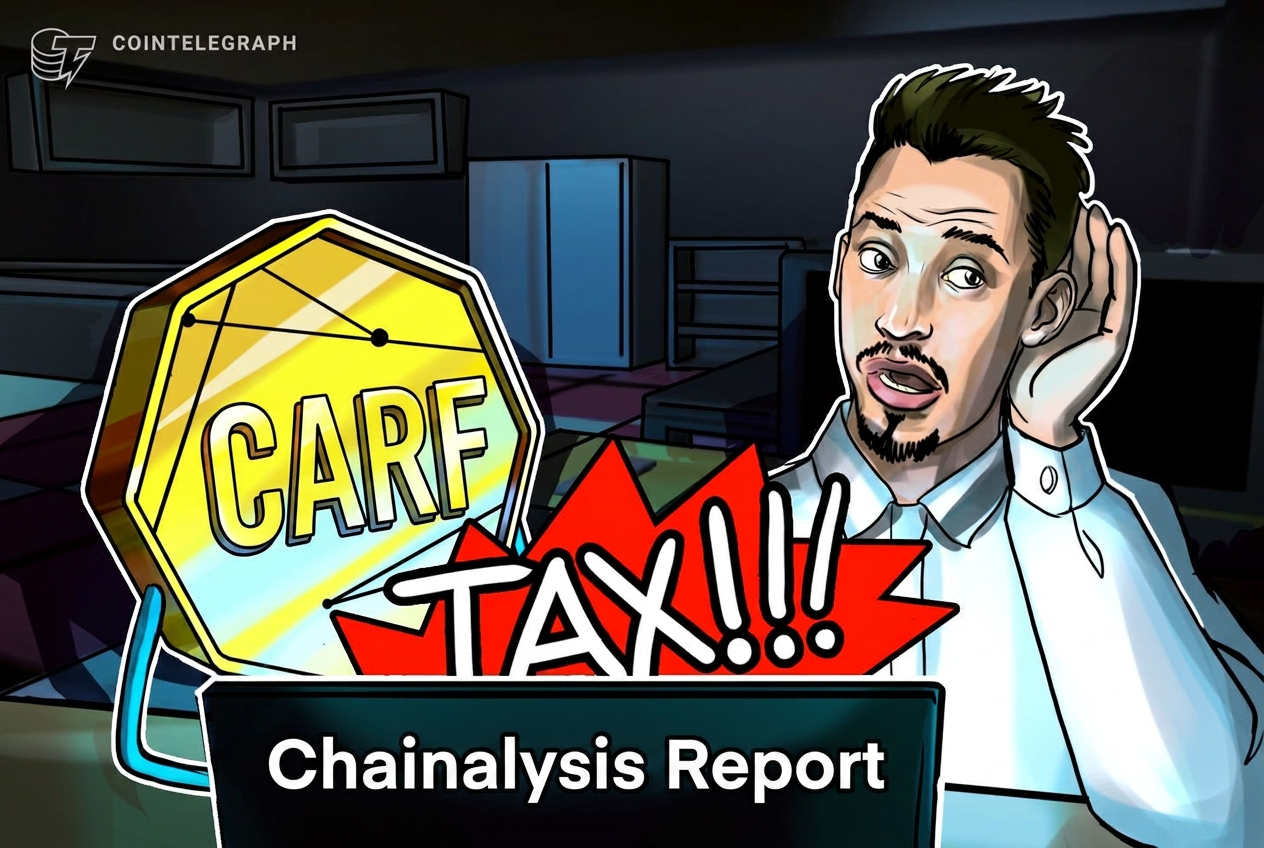 Chainalysis estimates $457B in taxable crypto activity, says CARF misses most