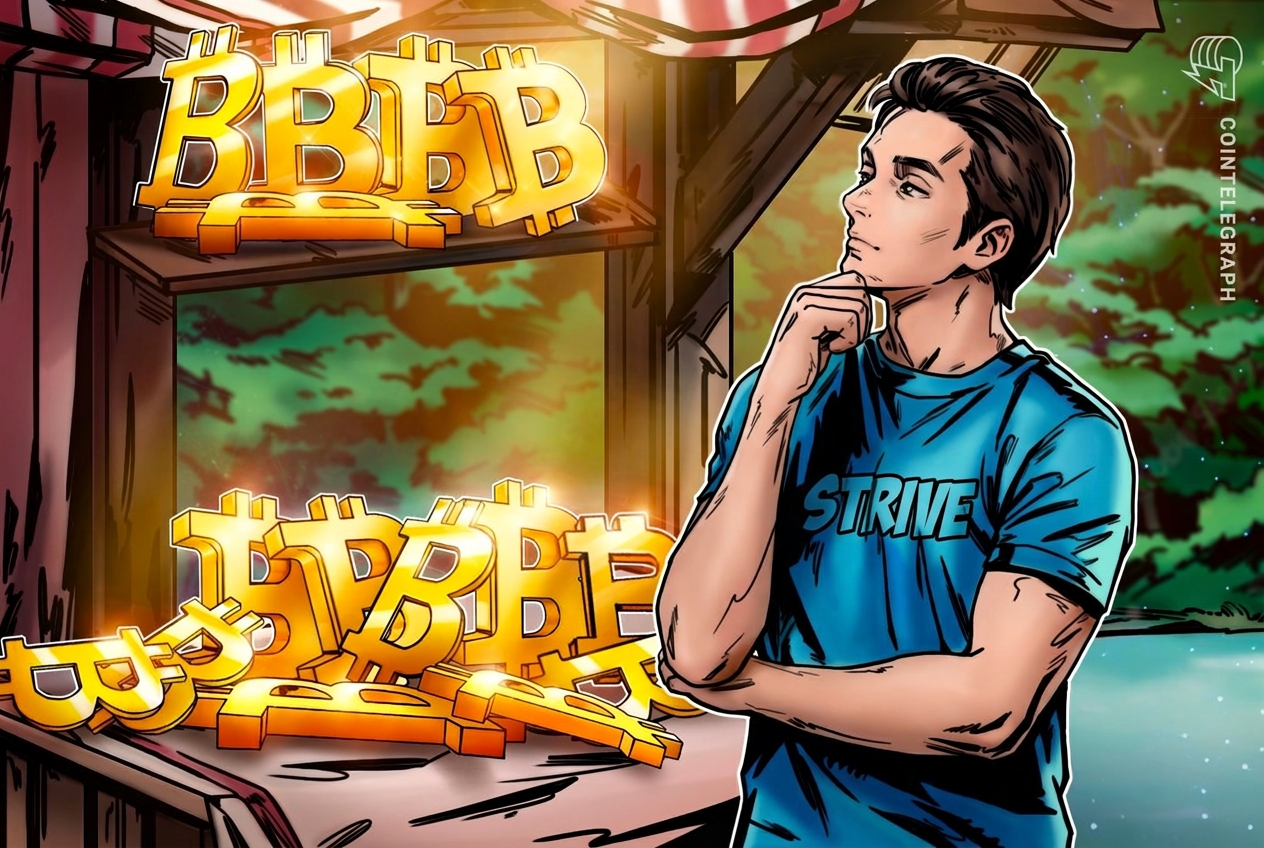 Strive adds 469 Bitcoin to reach 25,000 BTC treasury