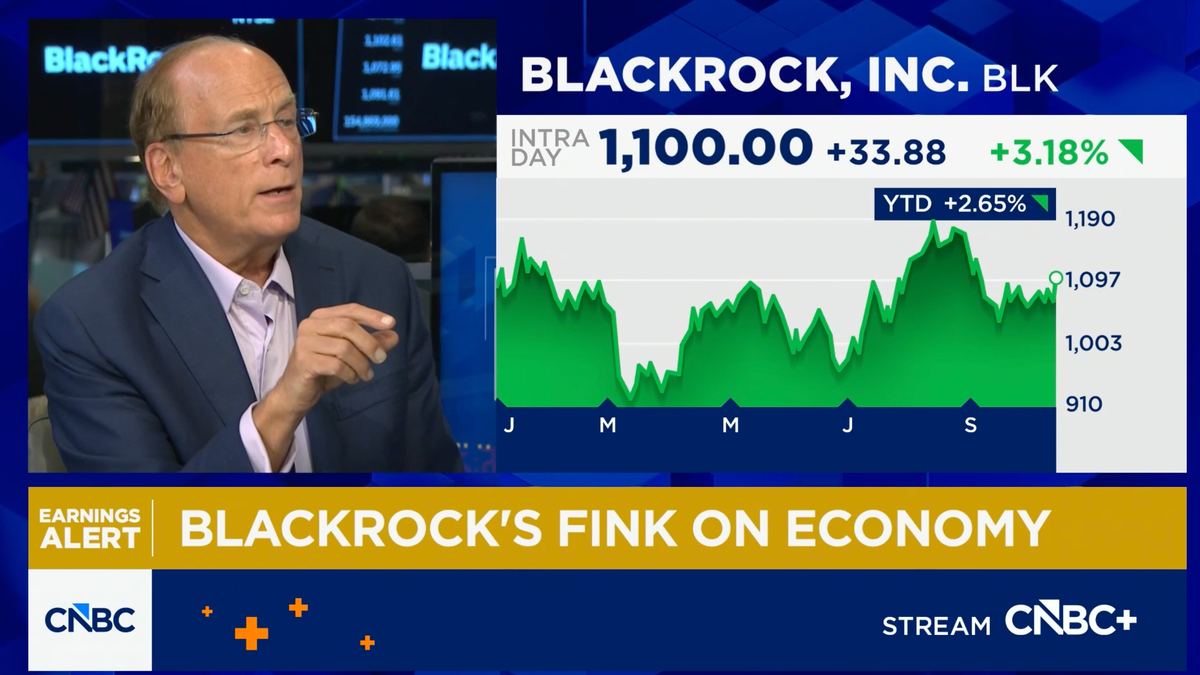 BlackRock’s Fink names a U.S. recession trigger, sounds alarm over $40 trillion national debt