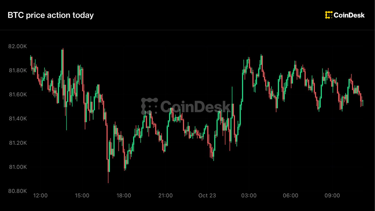 Live updates: Bitcoin holds above $81,000 as the AI rout fades and oil climbs